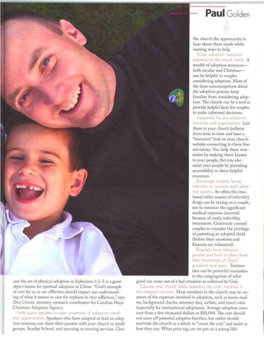 Becoming an Adoption Friendly Church by Paul Golden